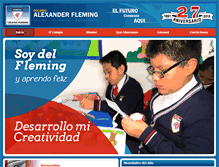 Tablet Screenshot of colegiofleming.com